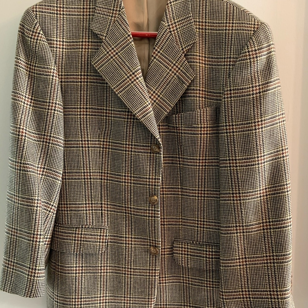 Plaid sport coat